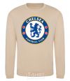 Свитшот Chelsea FC logo Песочный фото