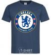 Men's T-Shirt Chelsea FC logo navy-blue фото