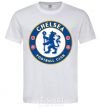 Men's T-Shirt Chelsea FC logo White фото