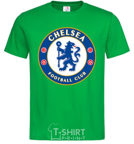 Men's T-Shirt Chelsea FC logo kelly-green фото