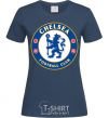 Женская футболка Chelsea FC logo Темно-синий фото