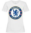 Women's T-shirt Chelsea FC logo White фото