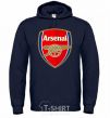 Men`s hoodie Arsenal logo navy-blue фото