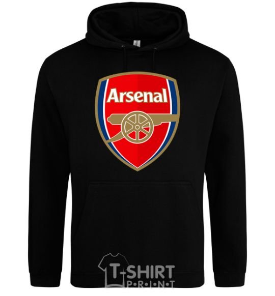Men`s hoodie Arsenal logo black фото