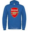 Men`s hoodie Arsenal logo royal фото