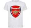 Детская футболка Arsenal logo Белый фото