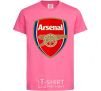 Детская футболка Arsenal logo Ярко-розовый фото