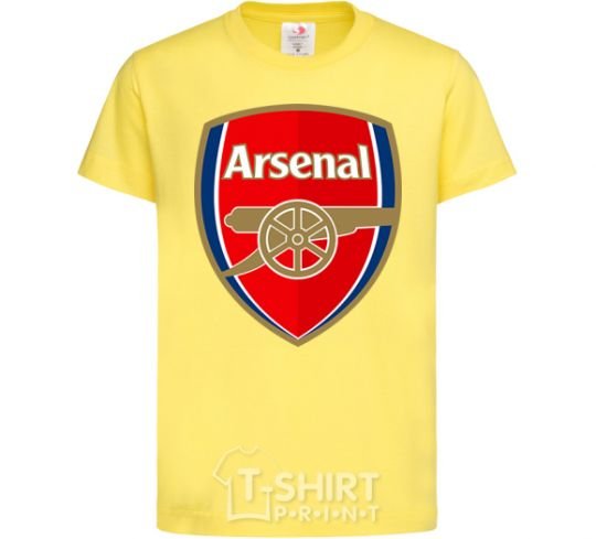 Kids T-shirt Arsenal logo cornsilk фото