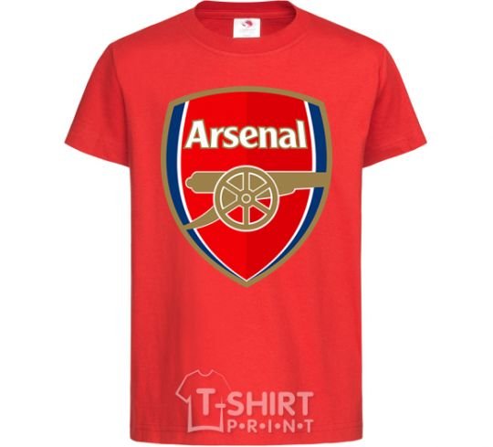 Детская футболка Arsenal logo Красный фото