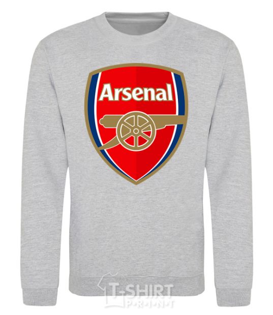 Свитшот Arsenal logo Серый меланж фото