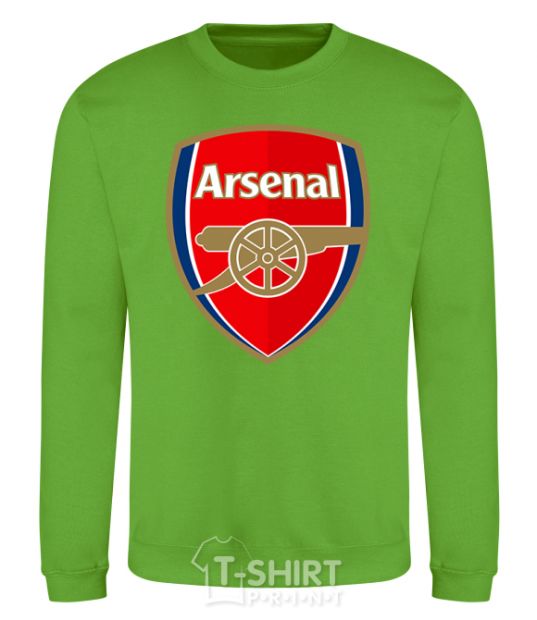 Свитшот Arsenal logo Лаймовый фото