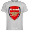 Men's T-Shirt Arsenal logo grey фото