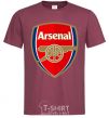 Мужская футболка Arsenal logo Бордовый фото