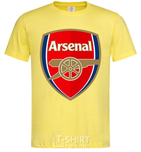 Men's T-Shirt Arsenal logo cornsilk фото