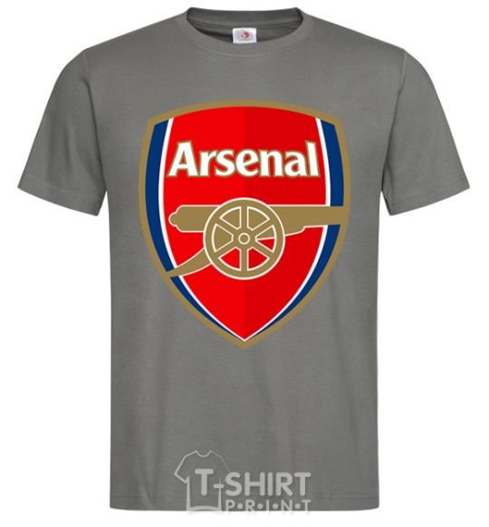 Men's T-Shirt Arsenal logo dark-grey фото