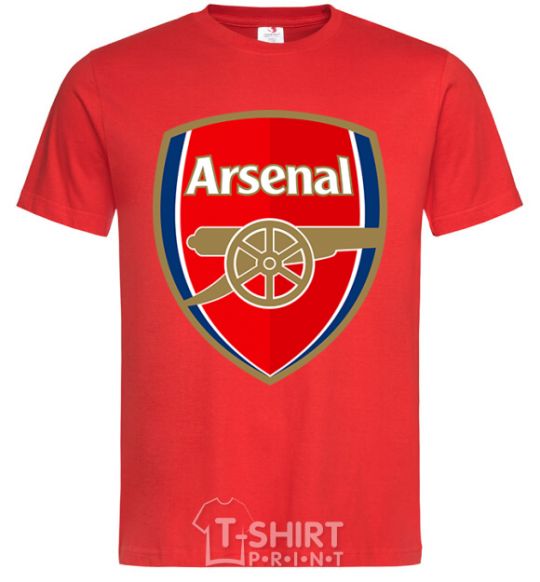 Мужская футболка Arsenal logo Красный фото