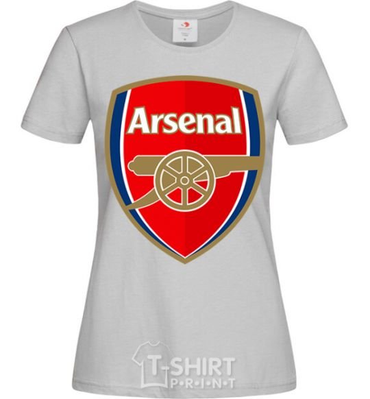 Women's T-shirt Arsenal logo grey фото