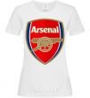 Women's T-shirt Arsenal logo White фото