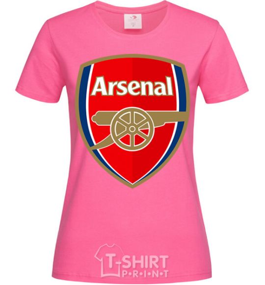 Women's T-shirt Arsenal logo heliconia фото