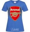 Женская футболка Arsenal logo Ярко-синий фото