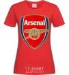 Женская футболка Arsenal logo Красный фото