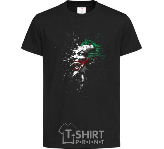 Детская футболка Joker splash Черный фото