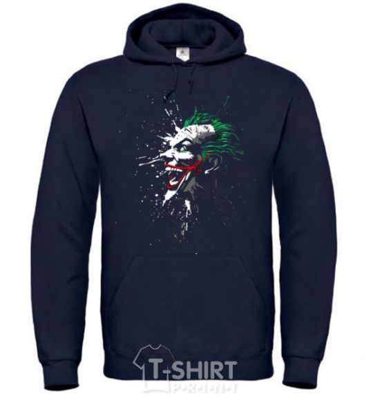 Men`s hoodie Joker splash navy-blue фото