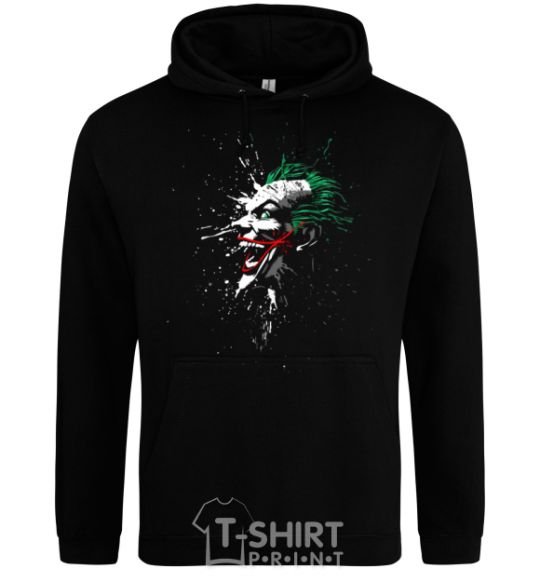 Men`s hoodie Joker splash black фото