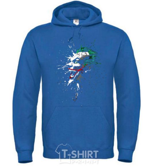 Men`s hoodie Joker splash royal фото