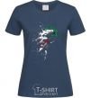 Women's T-shirt Joker splash navy-blue фото