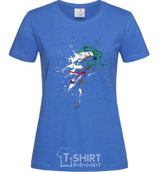Women's T-shirt Joker splash royal-blue фото