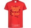 Kids T-shirt I solemnly swear that i am up to no good red фото