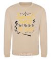 Sweatshirt I solemnly swear that i am up to no good sand фото