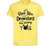 Kids T-shirt Run like dementors are chasing you cornsilk фото