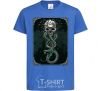 Kids T-shirt The mark of death royal-blue фото