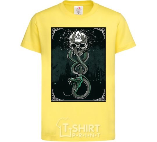 Kids T-shirt The mark of death cornsilk фото