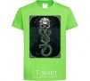 Kids T-shirt The mark of death orchid-green фото