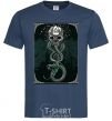 Men's T-Shirt The mark of death navy-blue фото