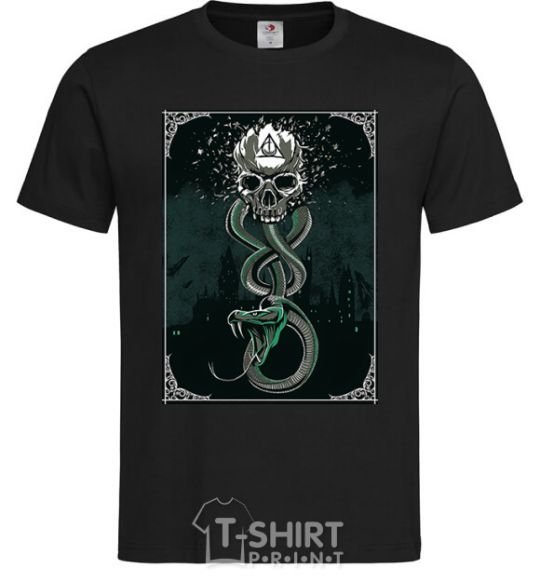 Men's T-Shirt The mark of death black фото