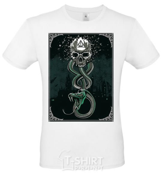 Men's T-Shirt The mark of death White фото