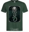 Men's T-Shirt The mark of death bottle-green фото