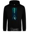 Men`s hoodie Elderberry stick black фото