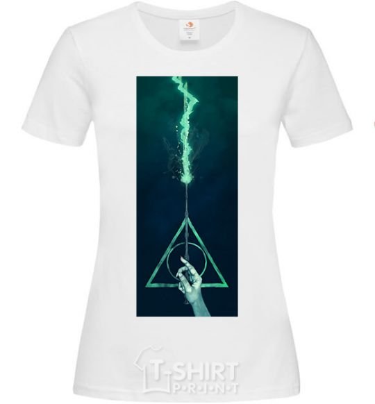 Women's T-shirt Elderberry stick White фото