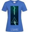 Women's T-shirt Elderberry stick royal-blue фото