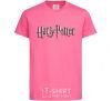 Детская футболка Harry Potter logo Ярко-розовый фото