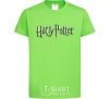 Детская футболка Harry Potter logo Лаймовый фото
