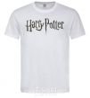 Men's T-Shirt Harry Potter logo White фото