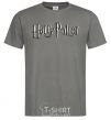 Men's T-Shirt Harry Potter logo dark-grey фото