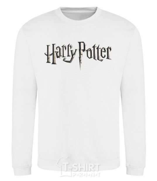 Свитшот Harry Potter logo Белый фото