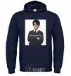 Men`s hoodie The boy who lived navy-blue фото